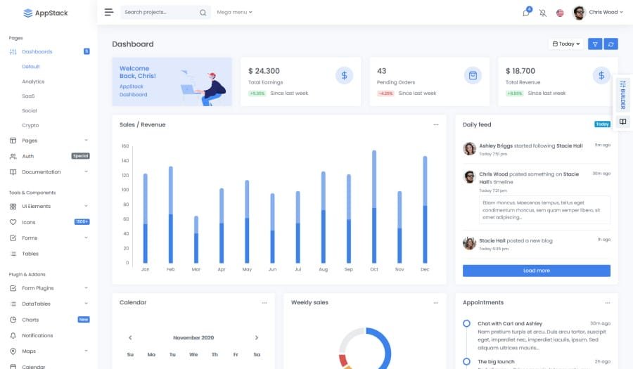 Light Bootstrap 5 Dashboard Theme